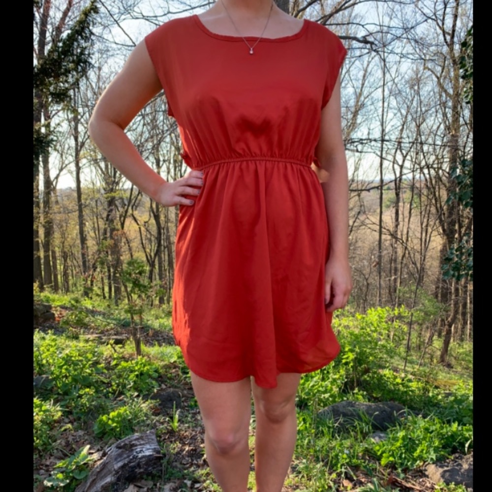 Burnt Orange Dress
